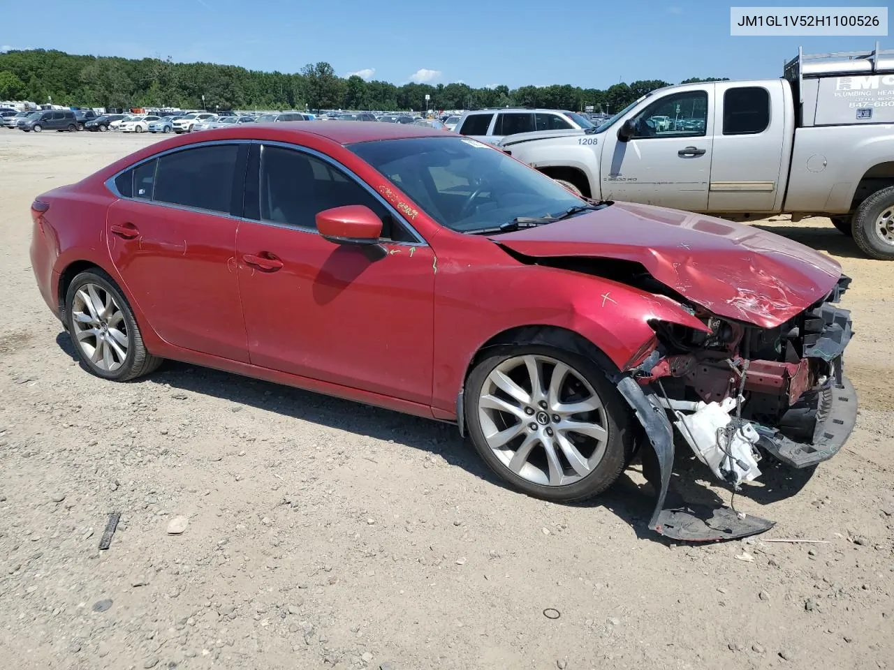 2017 Mazda 6 Touring VIN: JM1GL1V52H1100526 Lot: 68021474