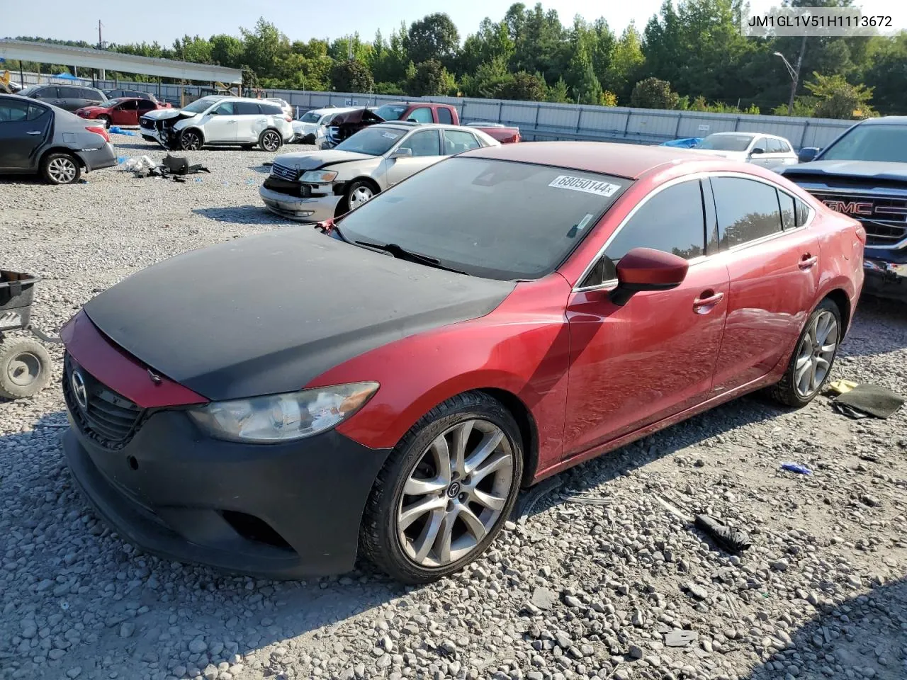 2017 Mazda 6 Touring VIN: JM1GL1V51H1113672 Lot: 68050144