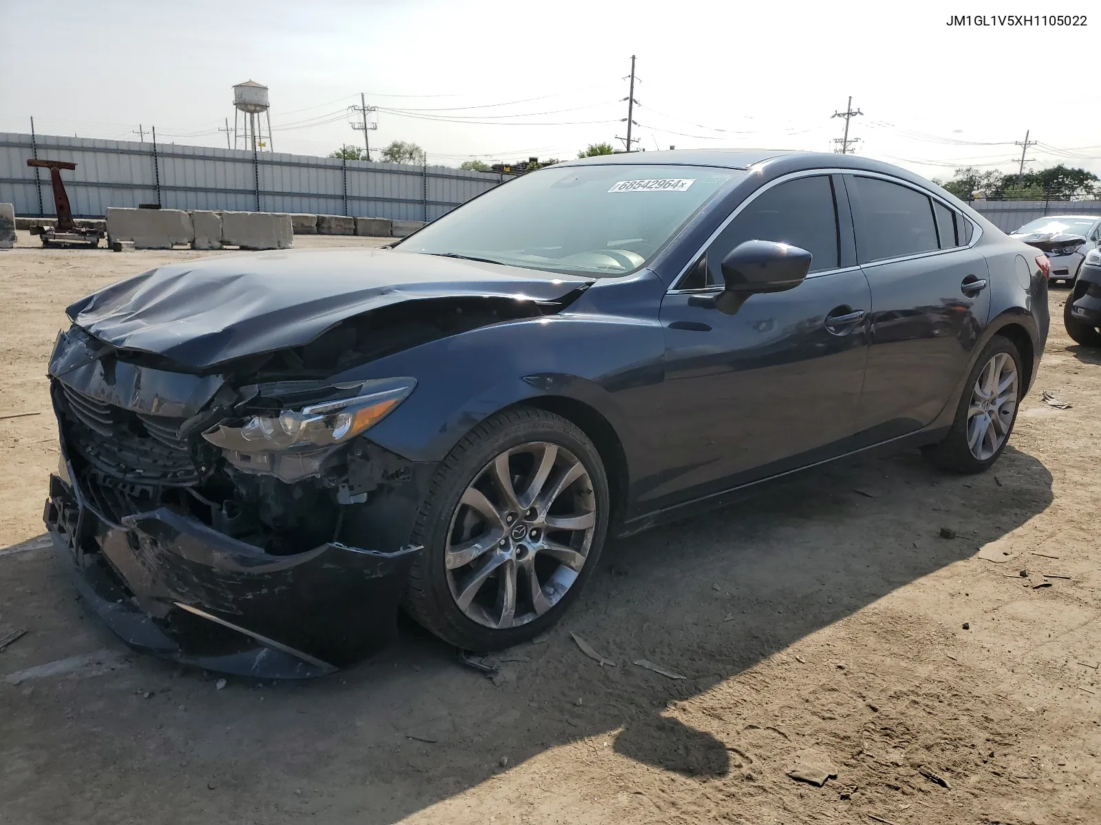 JM1GL1V5XH1105022 2017 Mazda 6 Touring