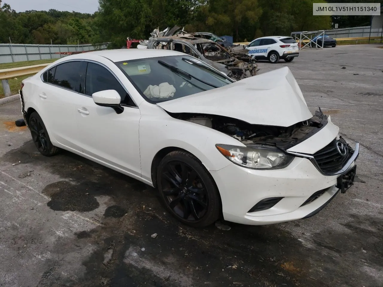 2017 Mazda 6 Touring VIN: JM1GL1V51H1151340 Lot: 71045344