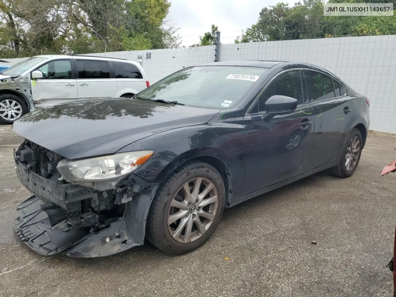 2017 Mazda 6 Sport VIN: JM1GL1U5XH1143657 Lot: 71675174