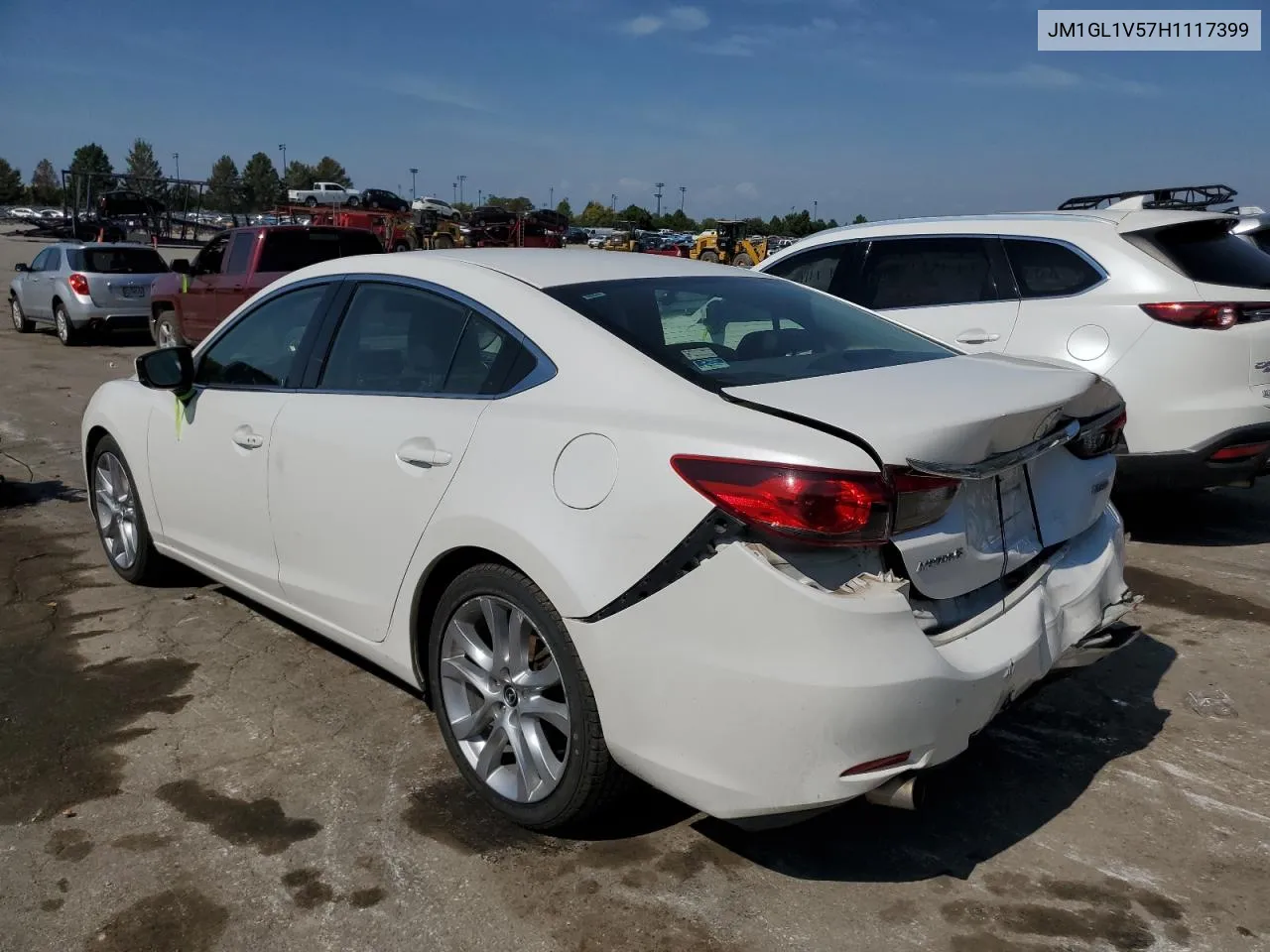 2017 Mazda 6 Touring VIN: JM1GL1V57H1117399 Lot: 71744094