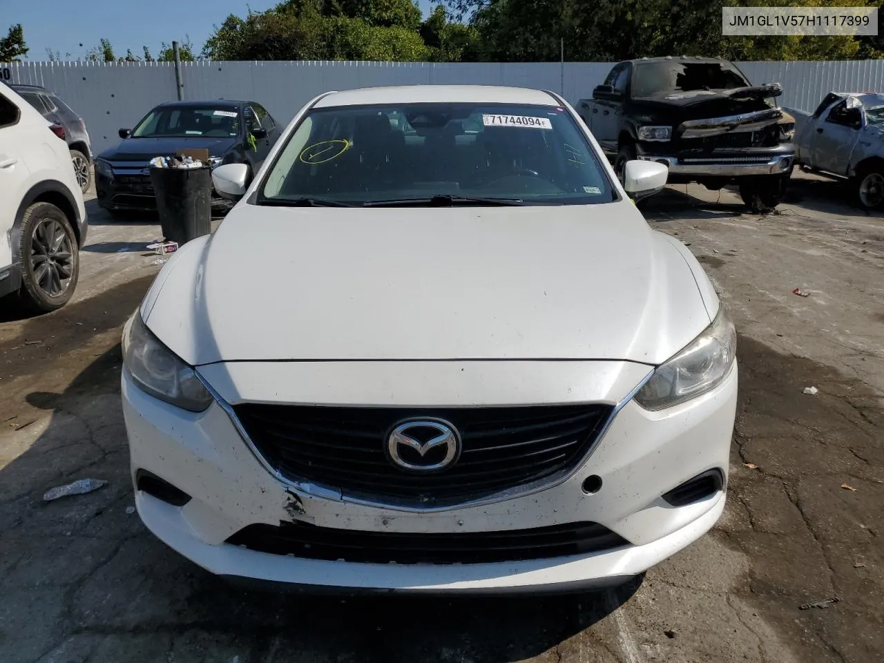 2017 Mazda 6 Touring VIN: JM1GL1V57H1117399 Lot: 71744094