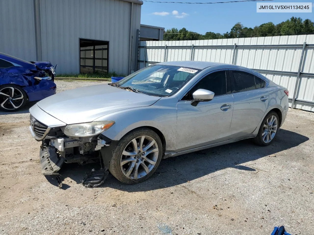 2017 Mazda 6 Touring VIN: JM1GL1V5XH1134245 Lot: 72080834