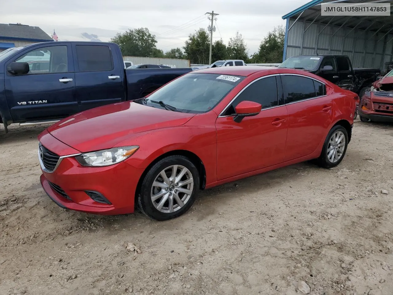 JM1GL1U58H1147853 2017 Mazda 6 Sport