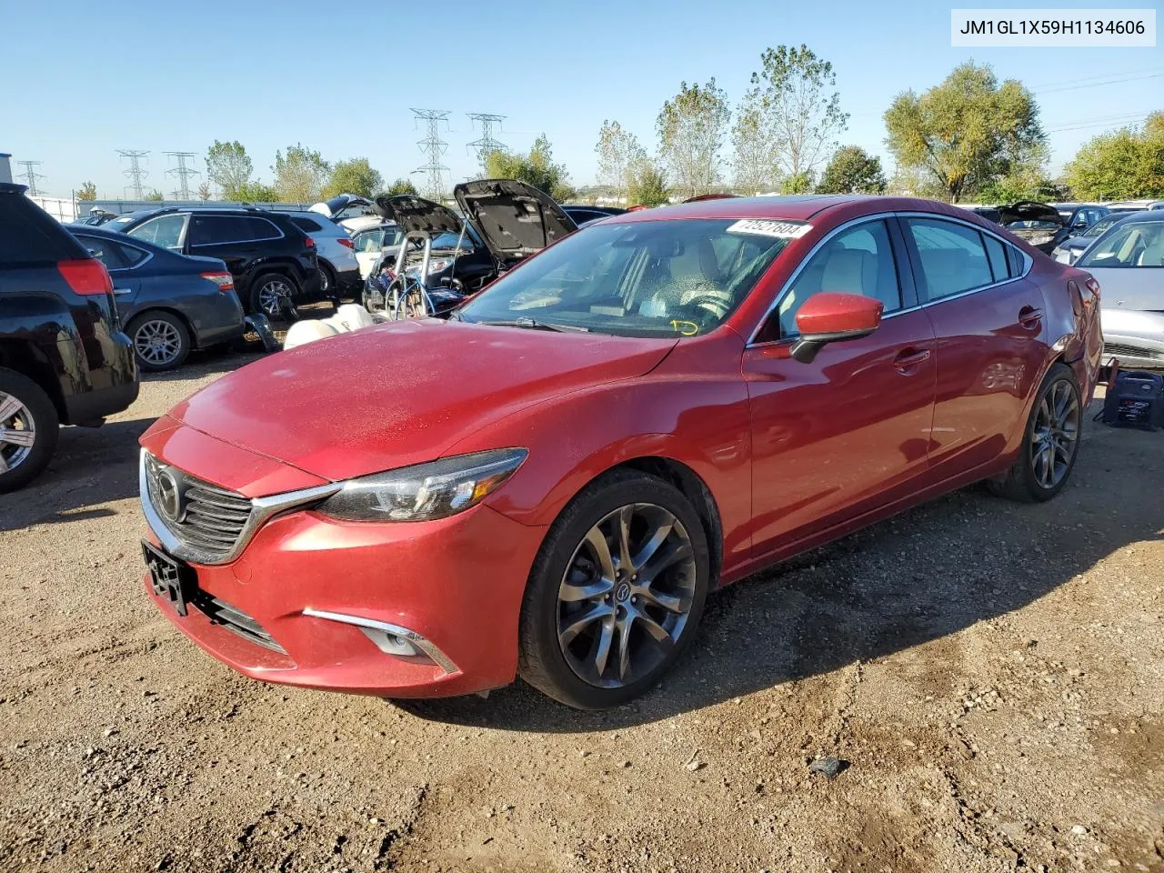 2017 Mazda 6 Grand Touring VIN: JM1GL1X59H1134606 Lot: 72527604