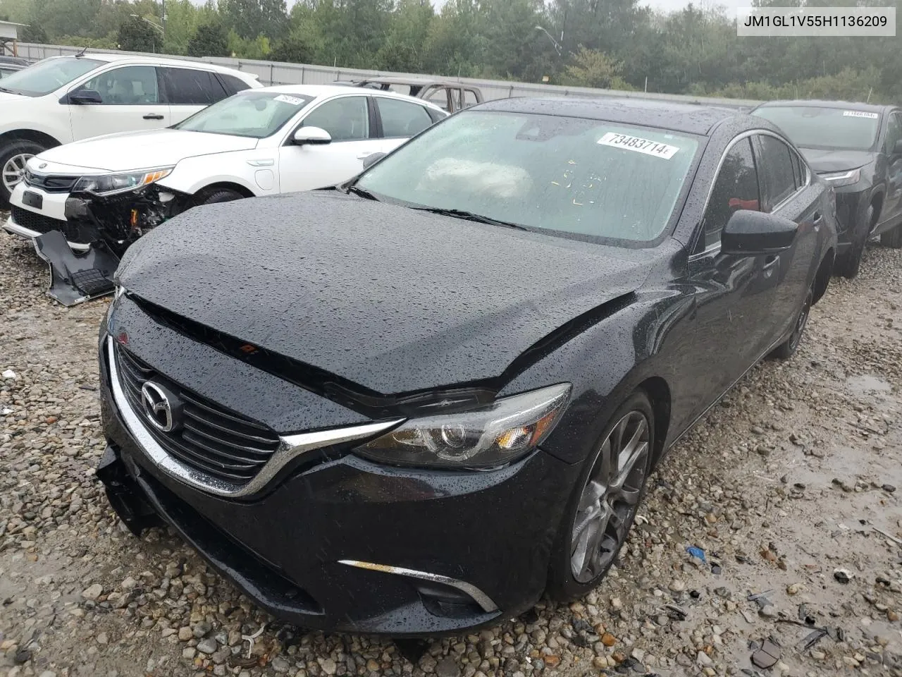 2017 Mazda 6 Touring VIN: JM1GL1V55H1136209 Lot: 73483714