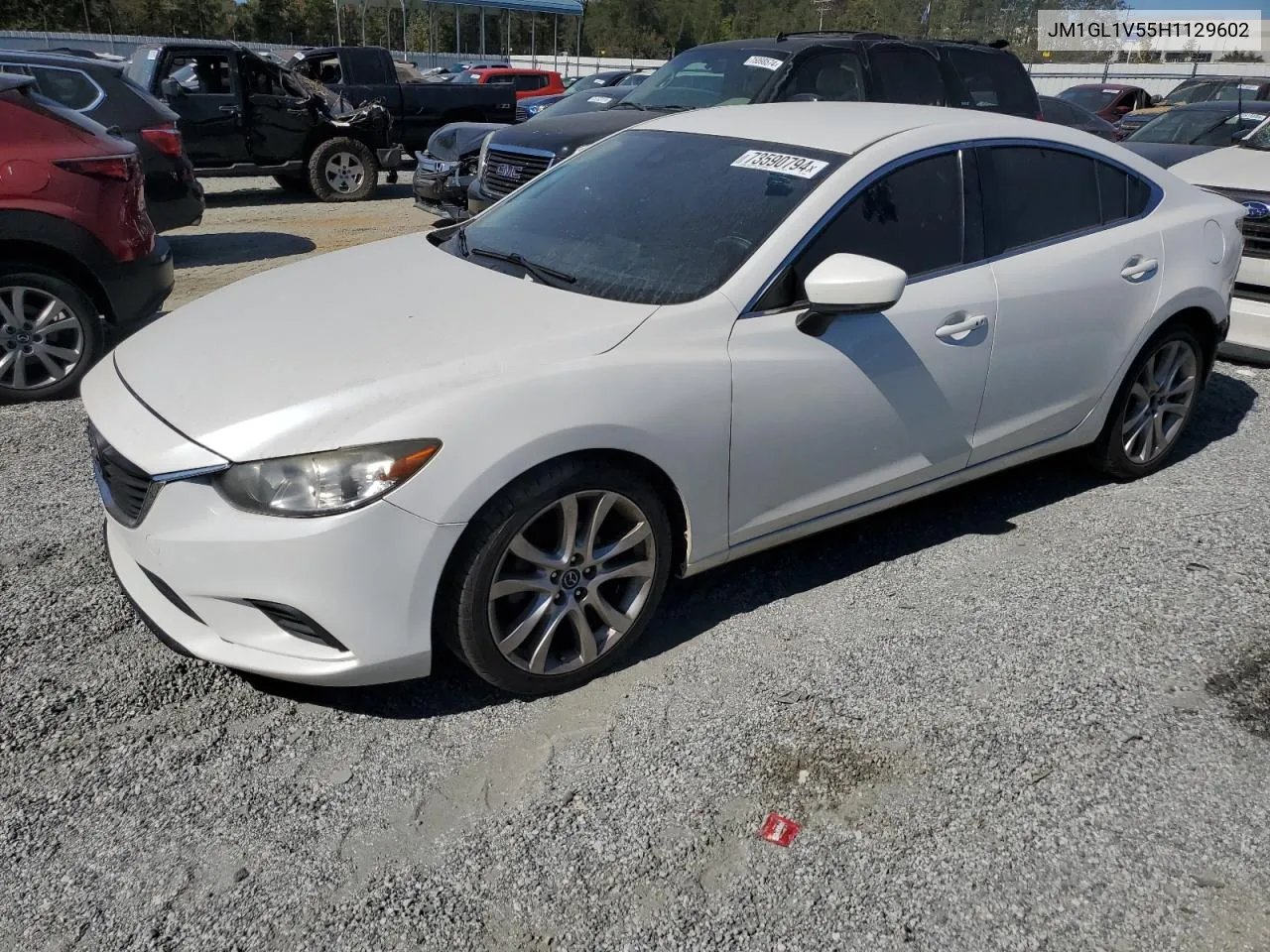 2017 Mazda 6 Touring VIN: JM1GL1V55H1129602 Lot: 77343664