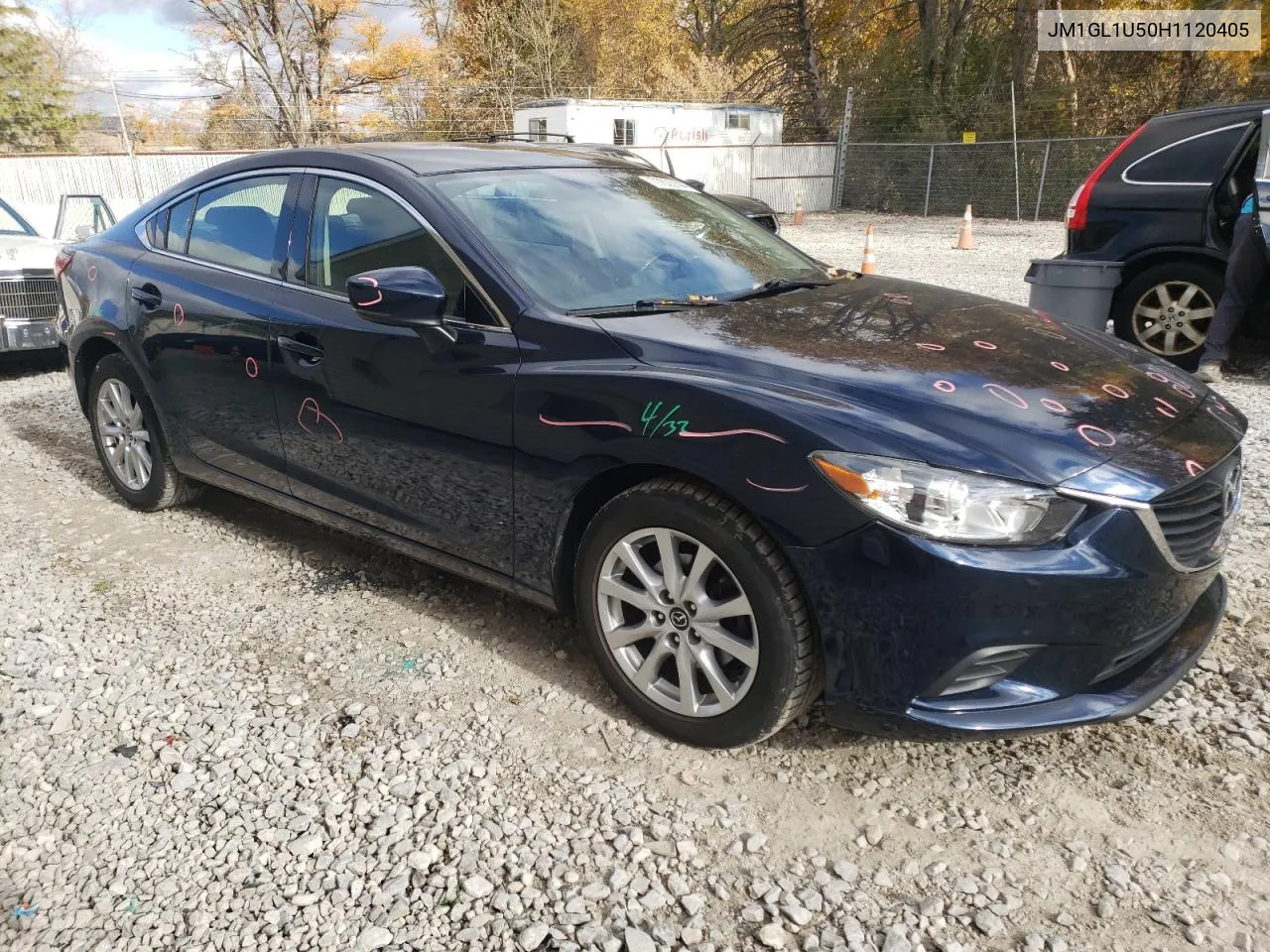 2017 Mazda 6 Sport VIN: JM1GL1U50H1120405 Lot: 77622144