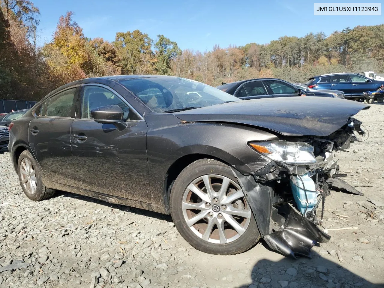 2017 Mazda 6 Sport VIN: JM1GL1U5XH1123943 Lot: 78332864