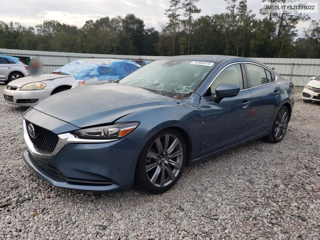 2018 Mazda 6 Grand Touring VIN: JM1GL1TY5J1335022 Lot: 74394474