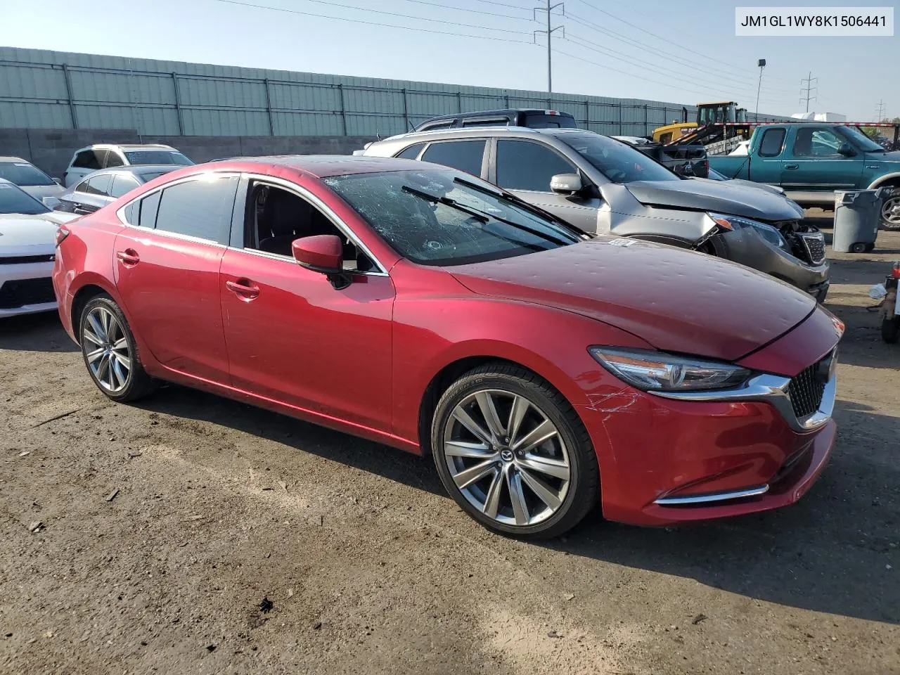 2019 Mazda 6 Grand Touring Reserve VIN: JM1GL1WY8K1506441 Lot: 62848254