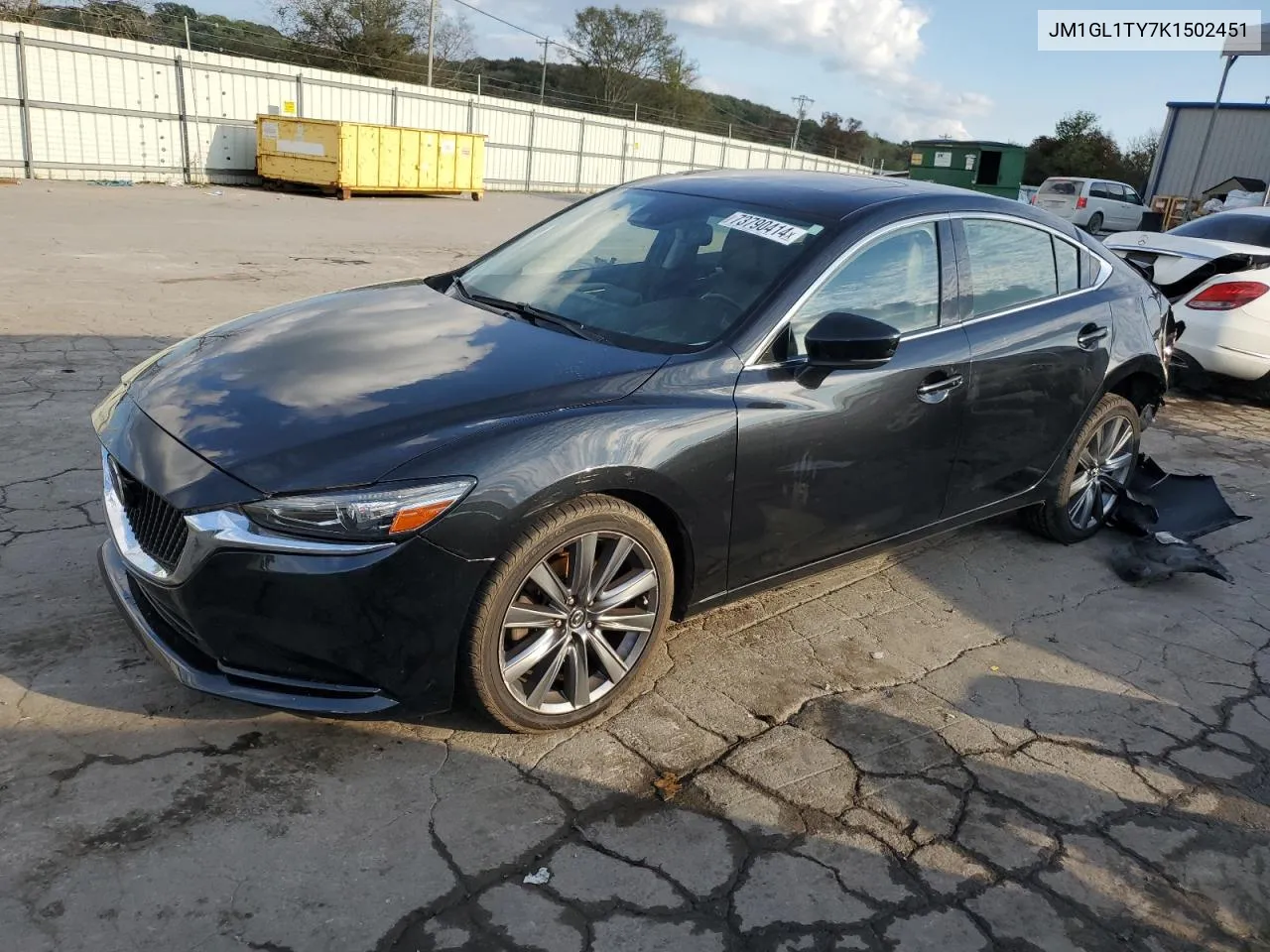 2019 Mazda 6 Grand Touring VIN: JM1GL1TY7K1502451 Lot: 73790414