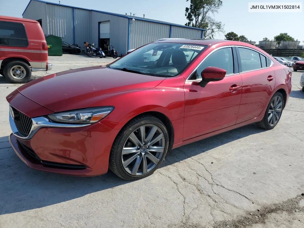 2019 Mazda 6 Touring VIN: JM1GL1VM3K1502814 Lot: 77612154