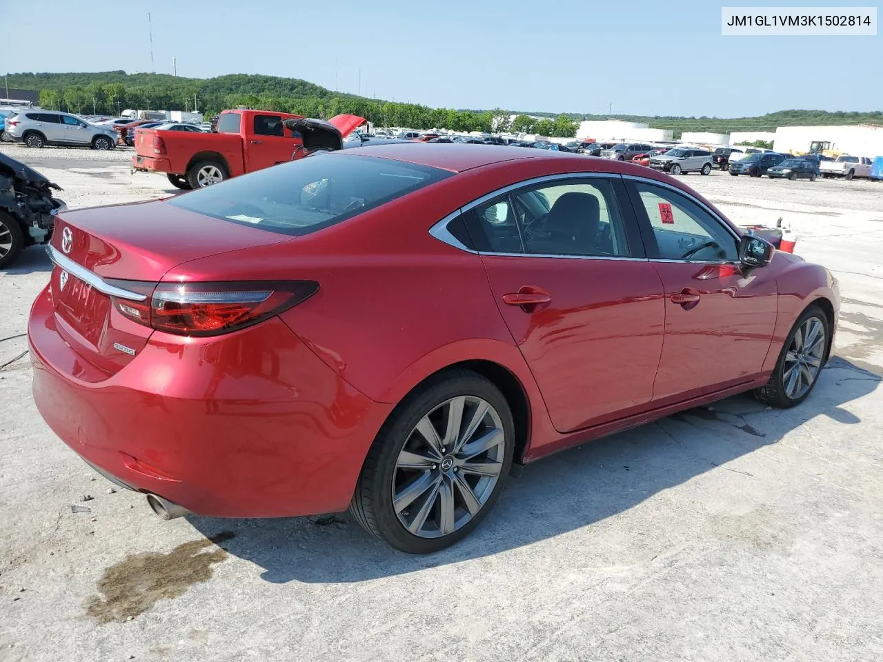 2019 Mazda 6 Touring VIN: JM1GL1VM3K1502814 Lot: 77612154