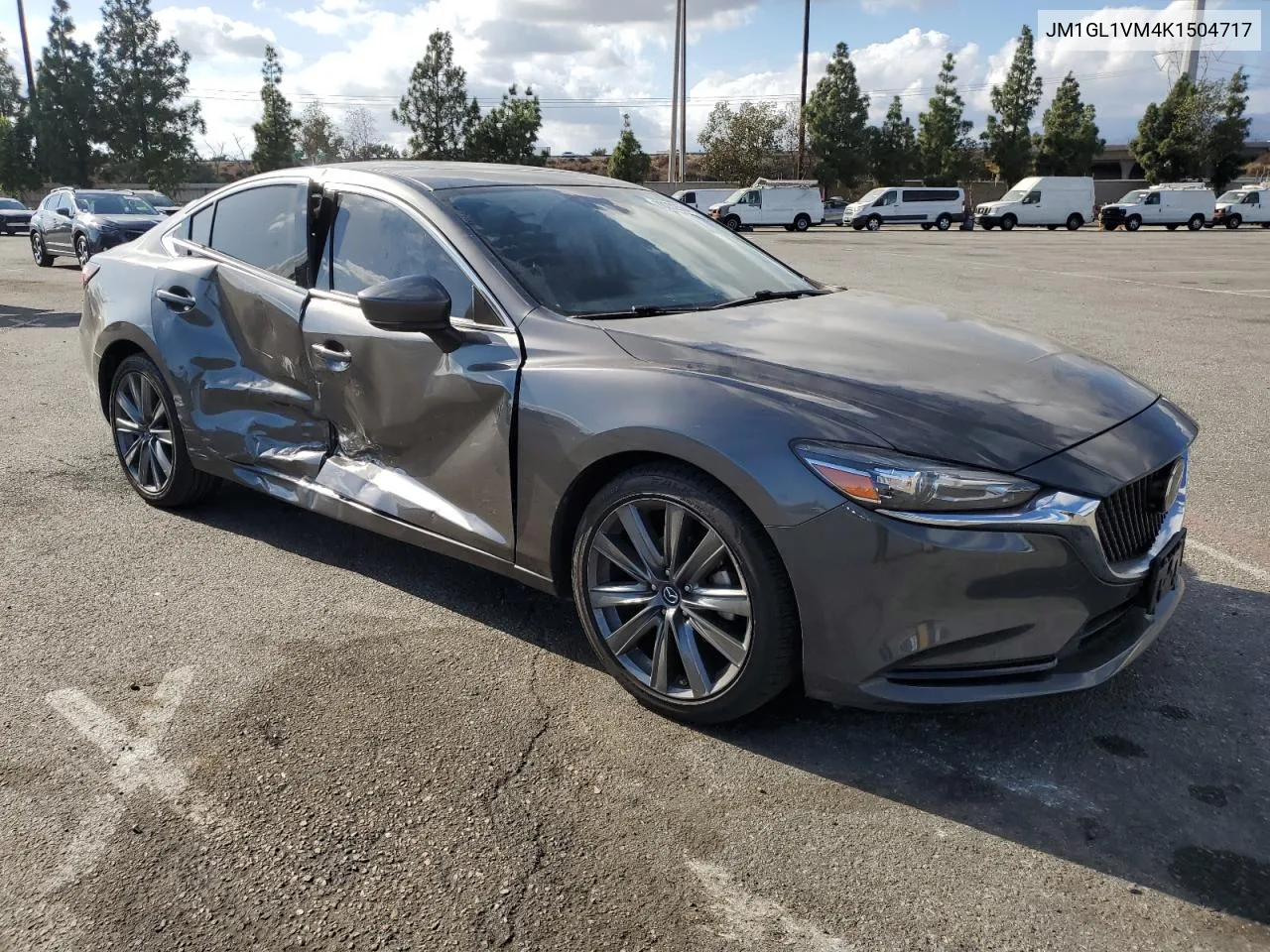 2019 Mazda 6 Touring VIN: JM1GL1VM4K1504717 Lot: 78232534