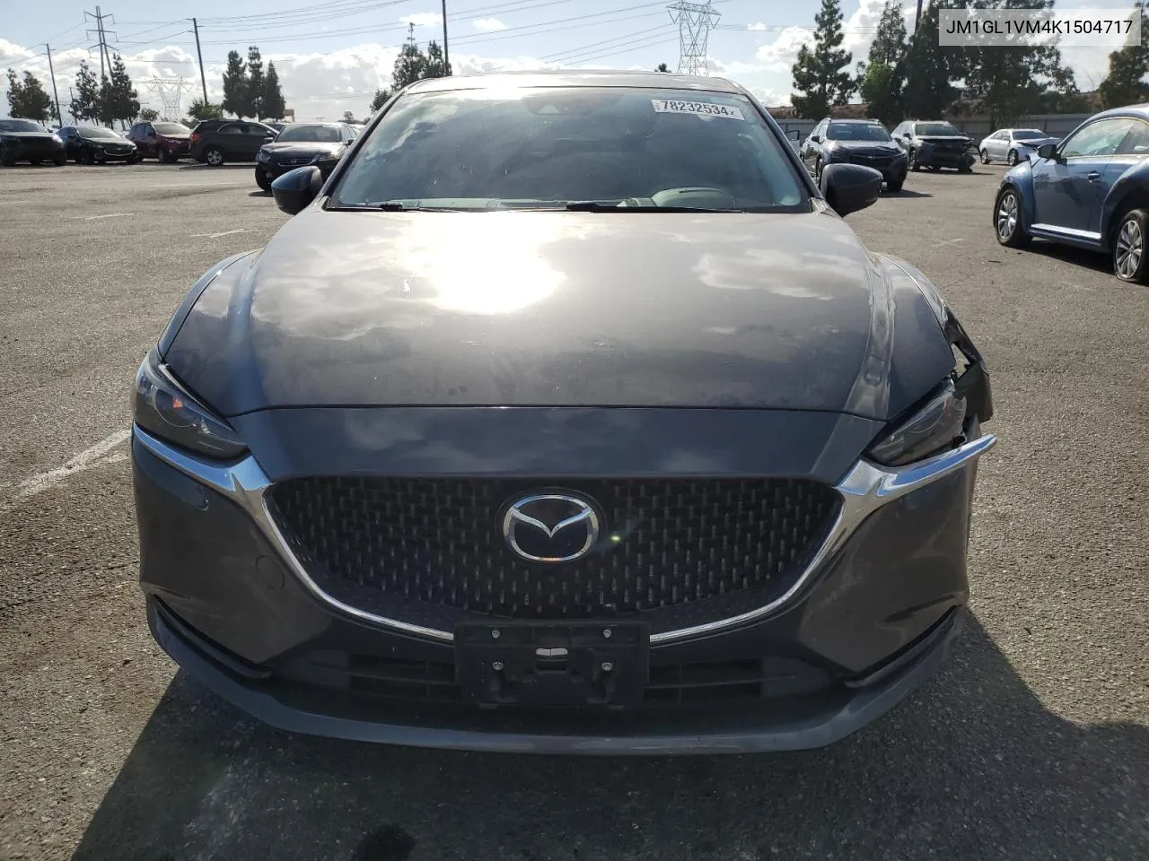 2019 Mazda 6 Touring VIN: JM1GL1VM4K1504717 Lot: 78232534