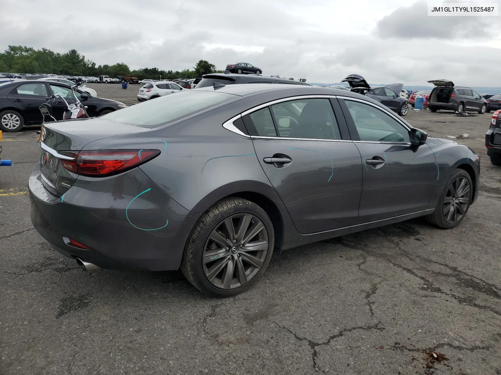 2020 Mazda 6 Grand Touring VIN: JM1GL1TY9L1525487 Lot: 66137344