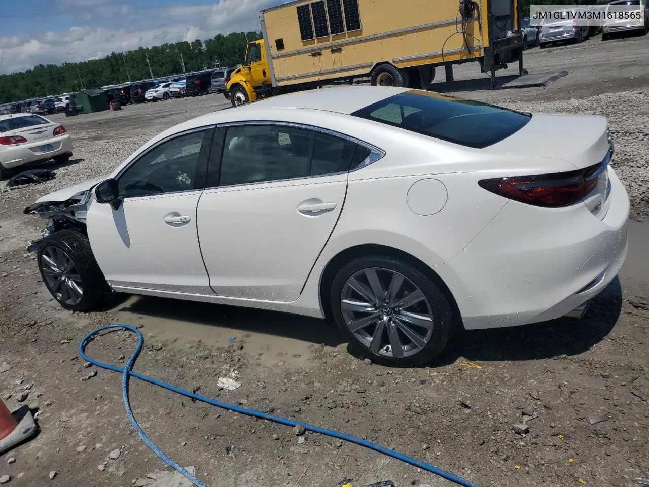 2021 Mazda 6 Touring VIN: JM1GL1VM3M1618565 Lot: 57327774