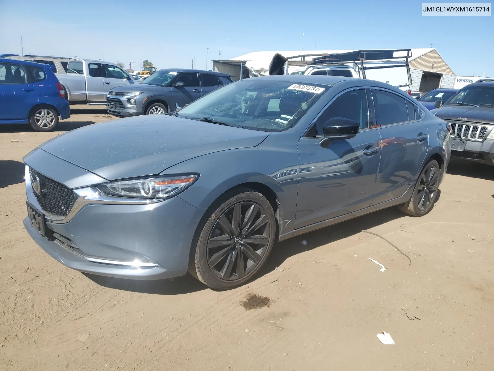 2021 Mazda 6 Grand Touring Reserve VIN: JM1GL1WYXM1615714 Lot: 65201234