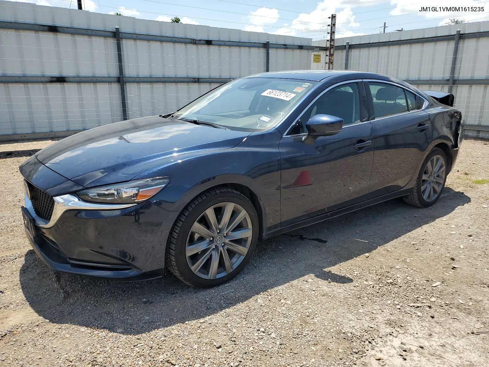 2021 Mazda 6 Touring VIN: JM1GL1VM0M1615235 Lot: 66123714