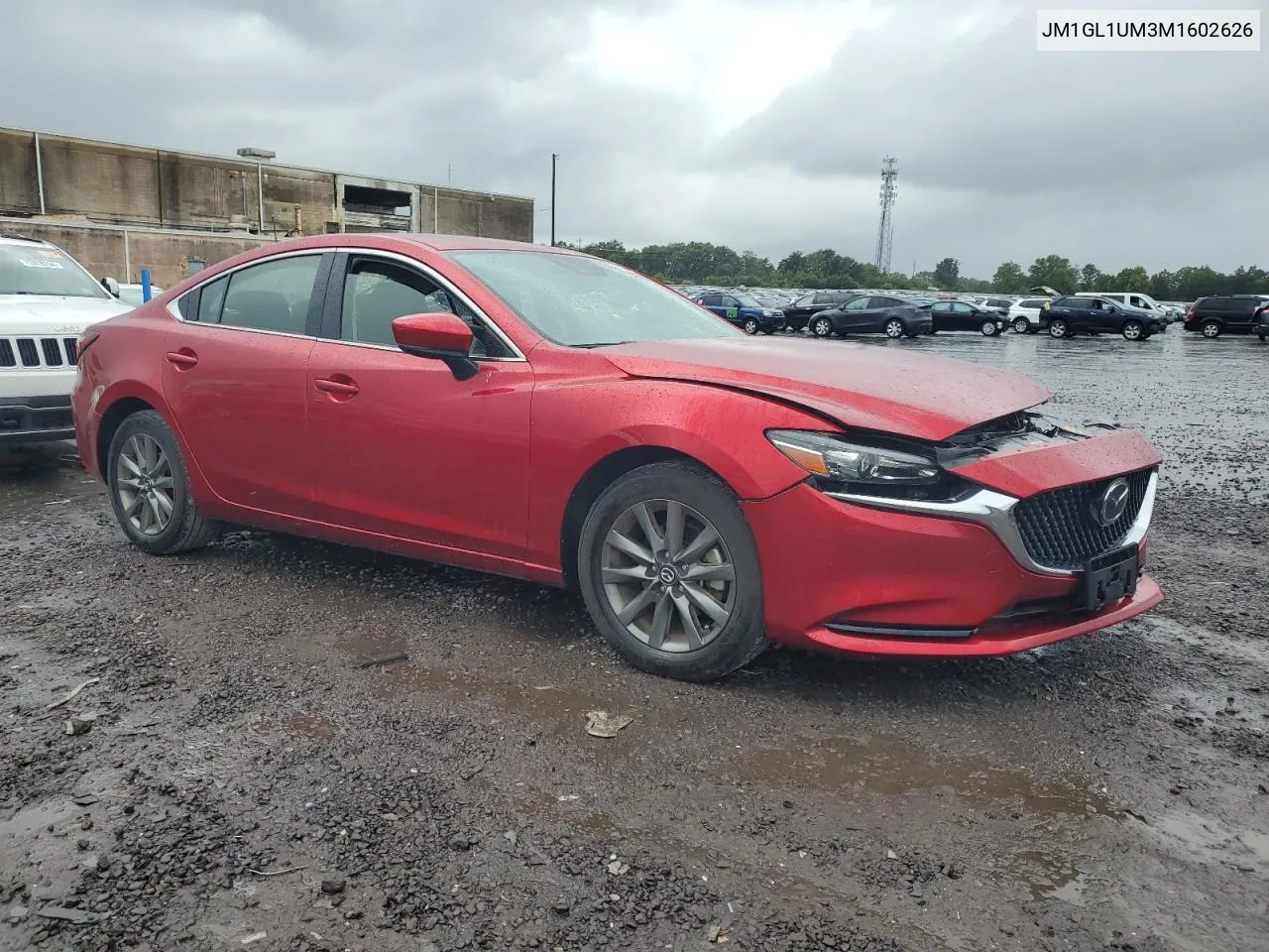 JM1GL1UM3M1602626 2021 Mazda 6 Sport