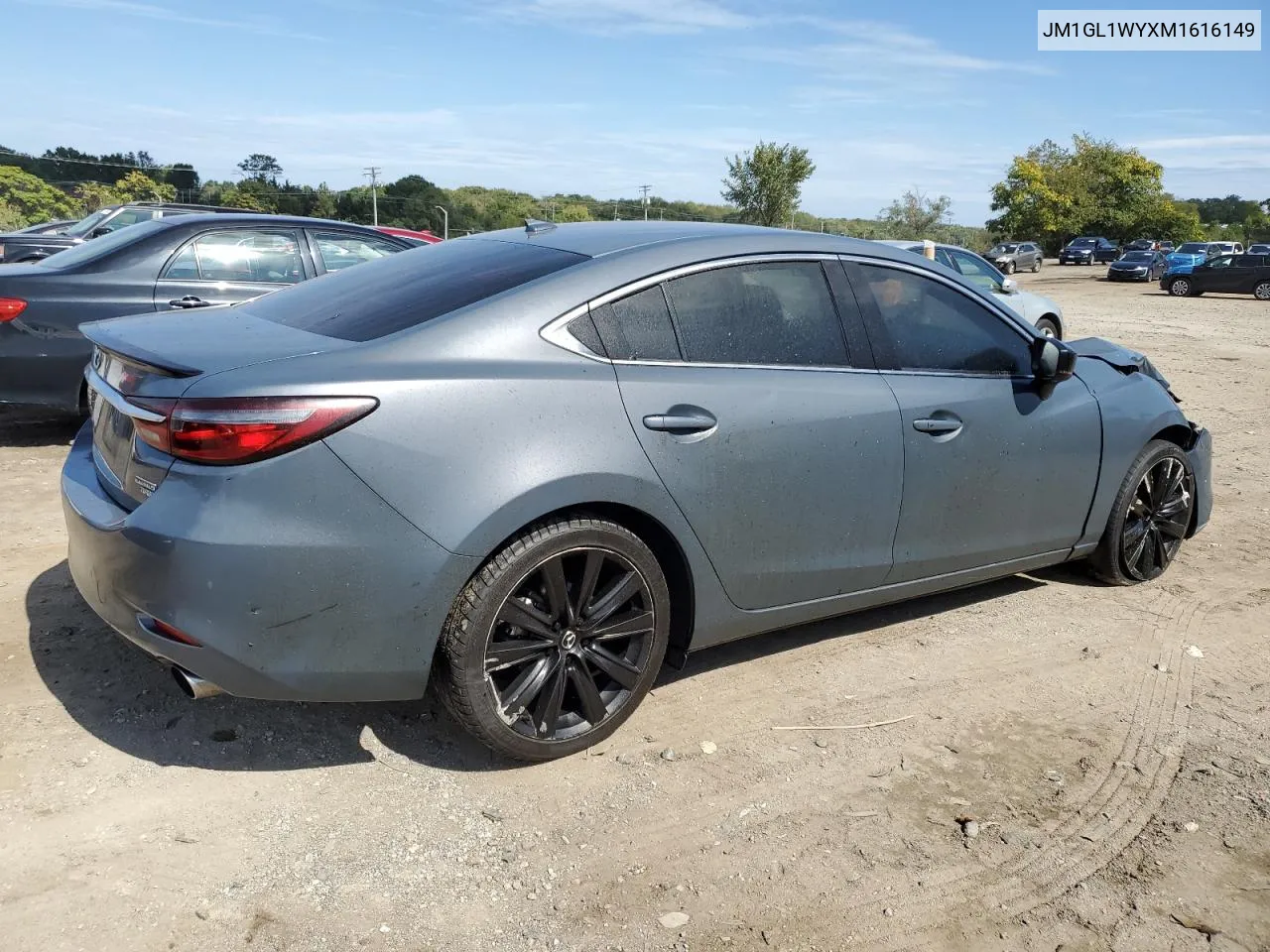 2021 Mazda 6 Grand Touring Reserve VIN: JM1GL1WYXM1616149 Lot: 72136364