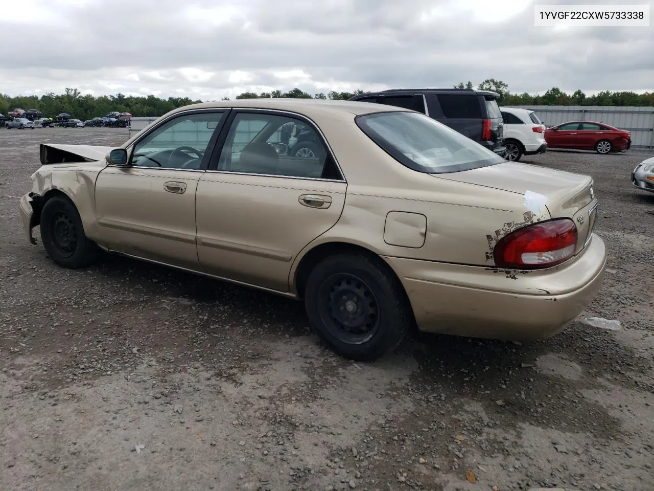 1998 Mazda 626 Dx VIN: 1YVGF22CXW5733338 Lot: 71796184