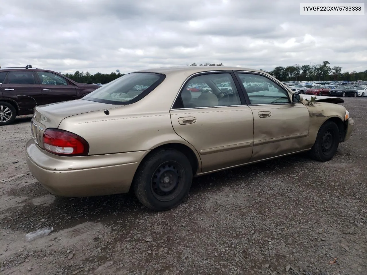 1998 Mazda 626 Dx VIN: 1YVGF22CXW5733338 Lot: 71796184