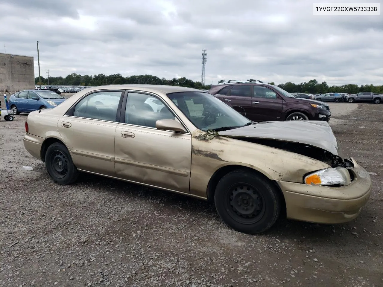 1998 Mazda 626 Dx VIN: 1YVGF22CXW5733338 Lot: 71796184