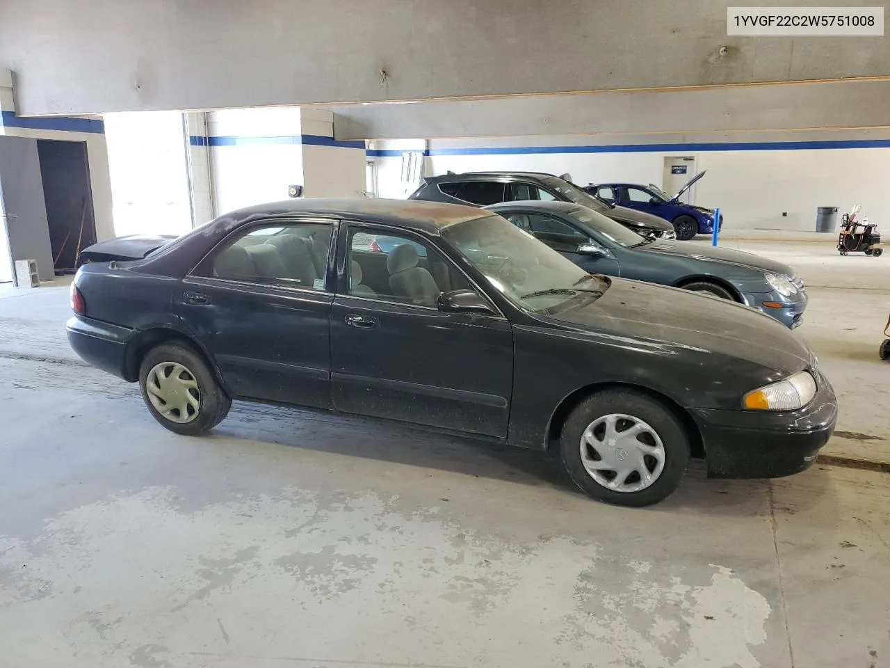 1998 Mazda 626 Dx VIN: 1YVGF22C2W5751008 Lot: 74742174