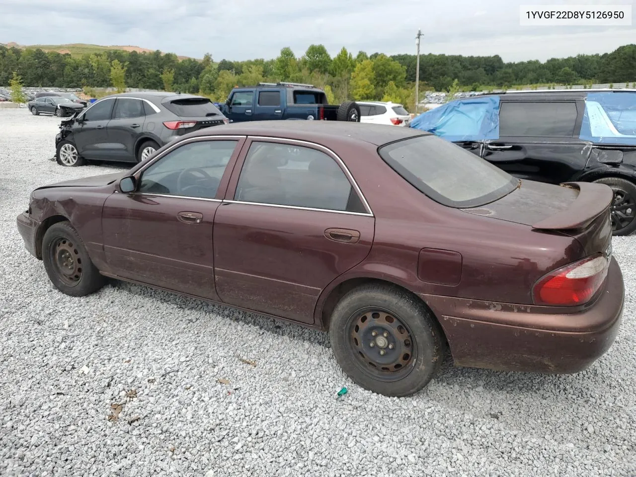 2000 Mazda 626 Es VIN: 1YVGF22D8Y5126950 Lot: 69440124