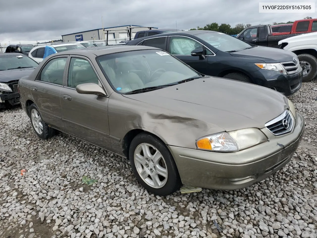 2000 Mazda 626 Es VIN: 1YVGF22D5Y5167505 Lot: 72842064