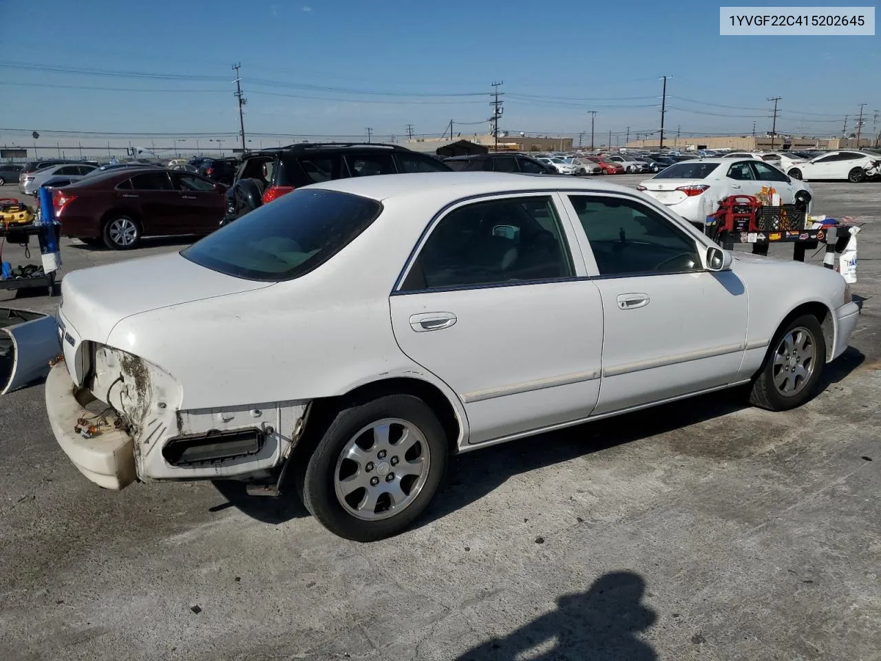 2001 Mazda 626 Es VIN: 1YVGF22C415202645 Lot: 74055924