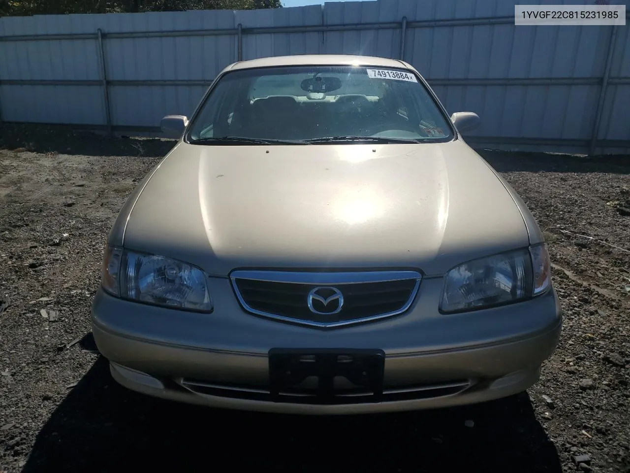 1YVGF22C815231985 2001 Mazda 626 Es