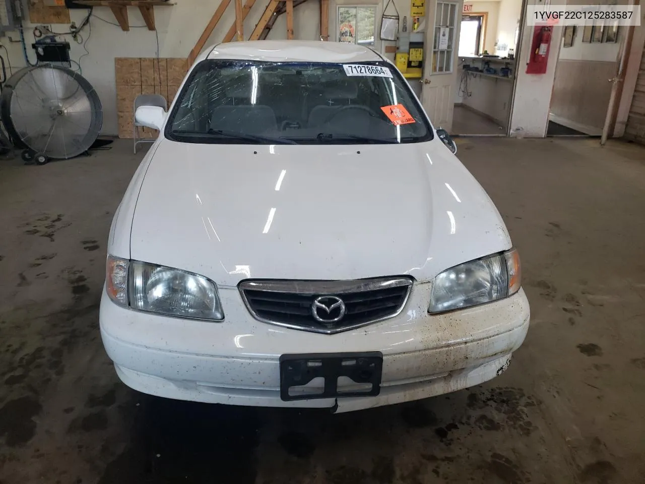 2002 Mazda 626 Lx VIN: 1YVGF22C125283587 Lot: 71278664