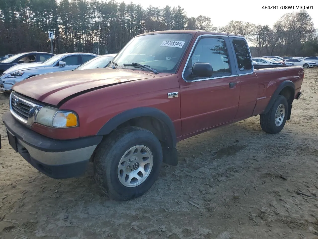 1998 Mazda B3000 Cab Plus VIN: 4F4ZR17U8WTM30501 Lot: 78748144