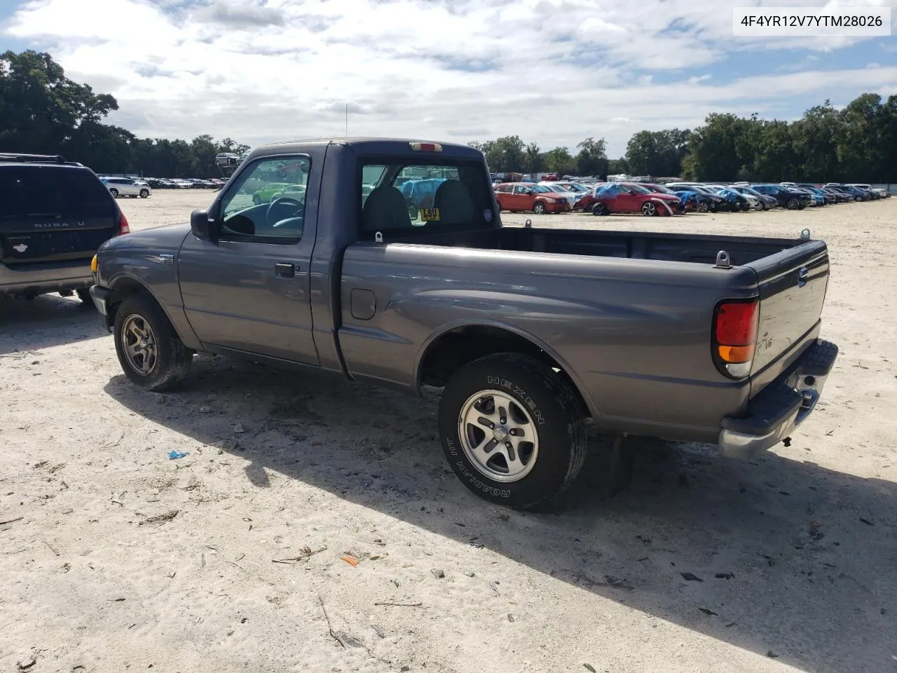 2000 Mazda B3000 VIN: 4F4YR12V7YTM28026 Lot: 75093534