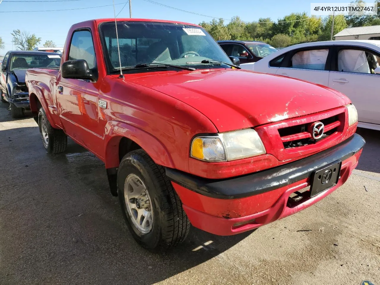 2001 Mazda B3000 VIN: 4F4YR12U31TM27467 Lot: 73532224