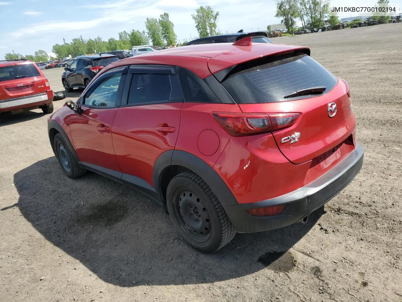 2016 Mazda Cx-3 Touring VIN: JM1DKBC77G0102194 Lot: 56066034