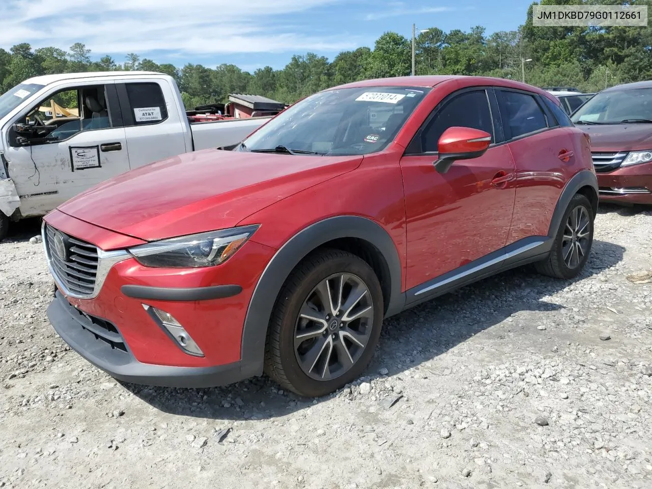 2016 Mazda Cx-3 Grand Touring VIN: JM1DKBD79G0112661 Lot: 57031014