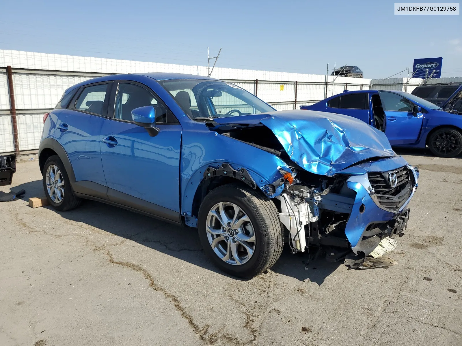 JM1DKFB77G0129758 2016 Mazda Cx-3 Sport