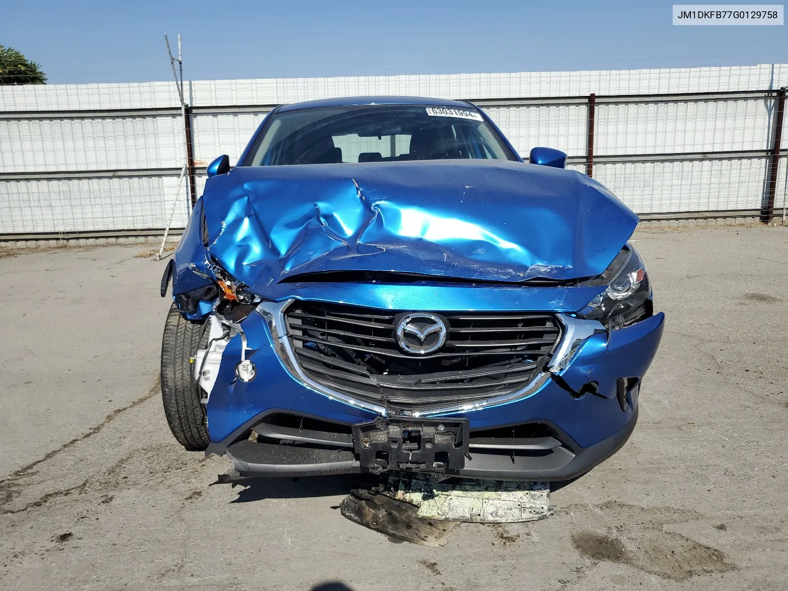 JM1DKFB77G0129758 2016 Mazda Cx-3 Sport