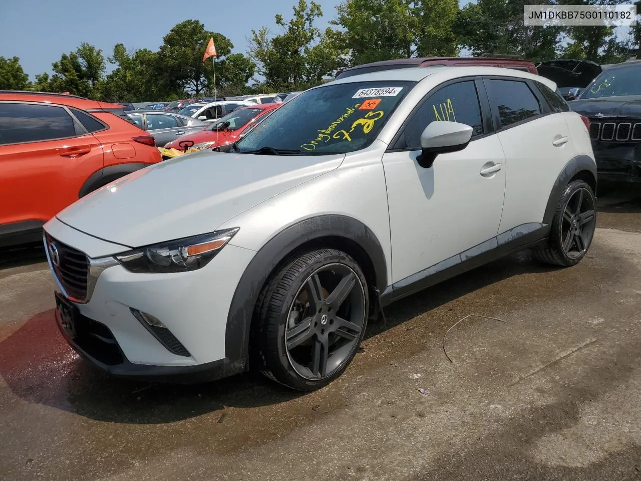 2016 Mazda Cx-3 Sport VIN: JM1DKBB75G0110182 Lot: 64378594