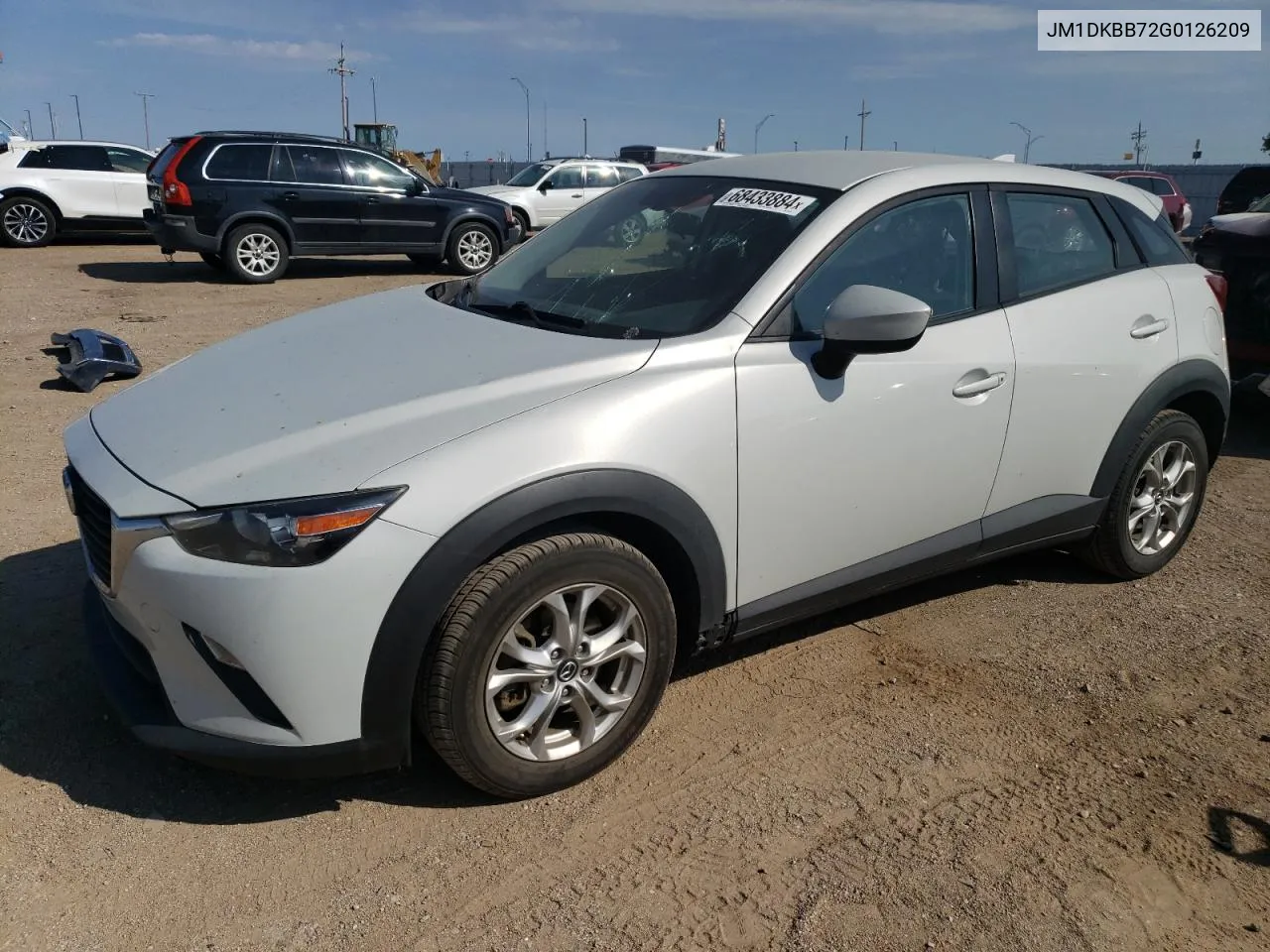 2016 Mazda Cx-3 Sport VIN: JM1DKBB72G0126209 Lot: 68433884