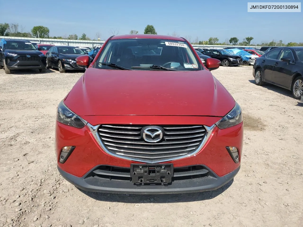 2016 Mazda Cx-3 Grand Touring VIN: JM1DKFD72G0130894 Lot: 68932394