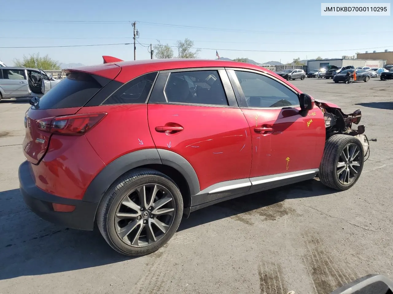 2016 Mazda Cx-3 Grand Touring VIN: JM1DKBD70G0110295 Lot: 70672724