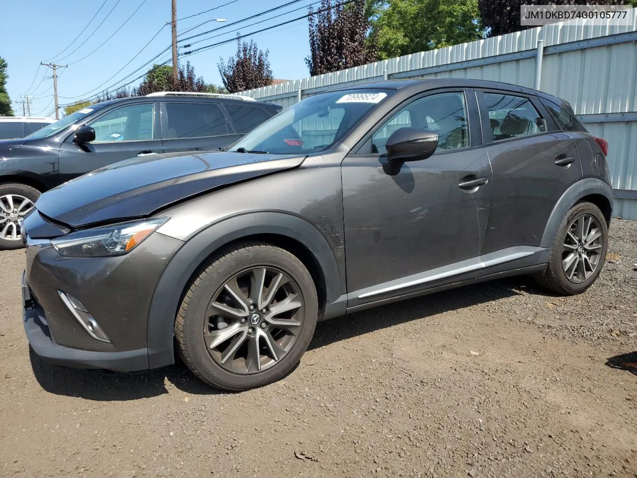 2016 Mazda Cx-3 Grand Touring VIN: JM1DKBD74G0105777 Lot: 70999824