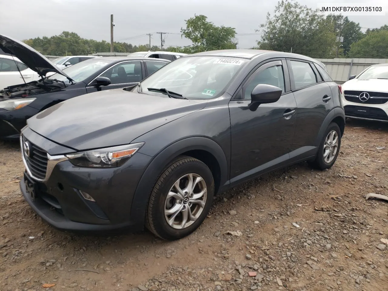 2016 Mazda Cx-3 Sport VIN: JM1DKFB7XG0135103 Lot: 71460274