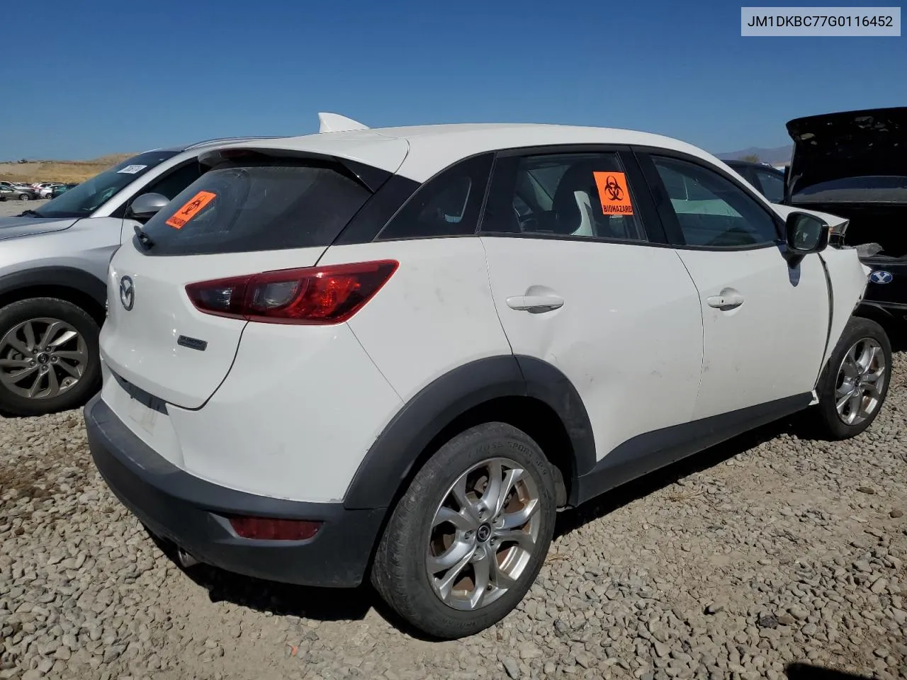 2016 Mazda Cx-3 Touring VIN: JM1DKBC77G0116452 Lot: 72024364